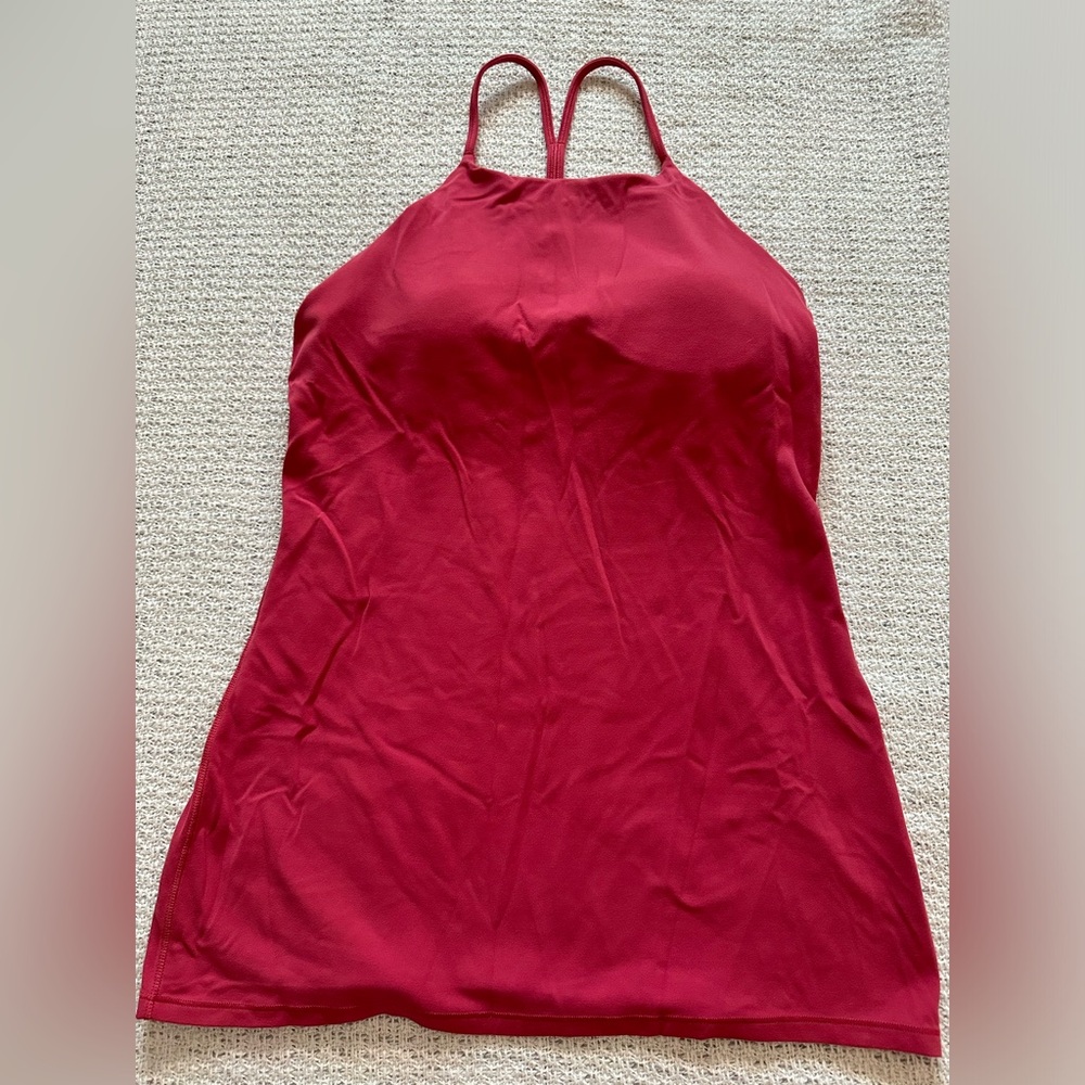 lululemon athletica Deep Red Racerback Tank Top